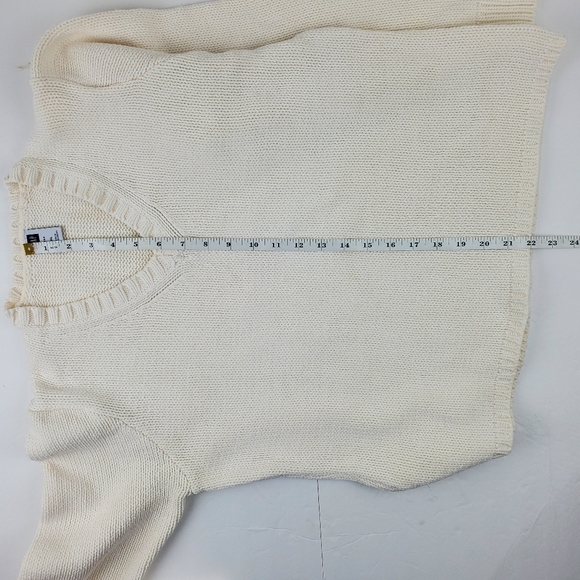 Gap Factory heavy knit vneck sweater XL - Picture 7 of 7